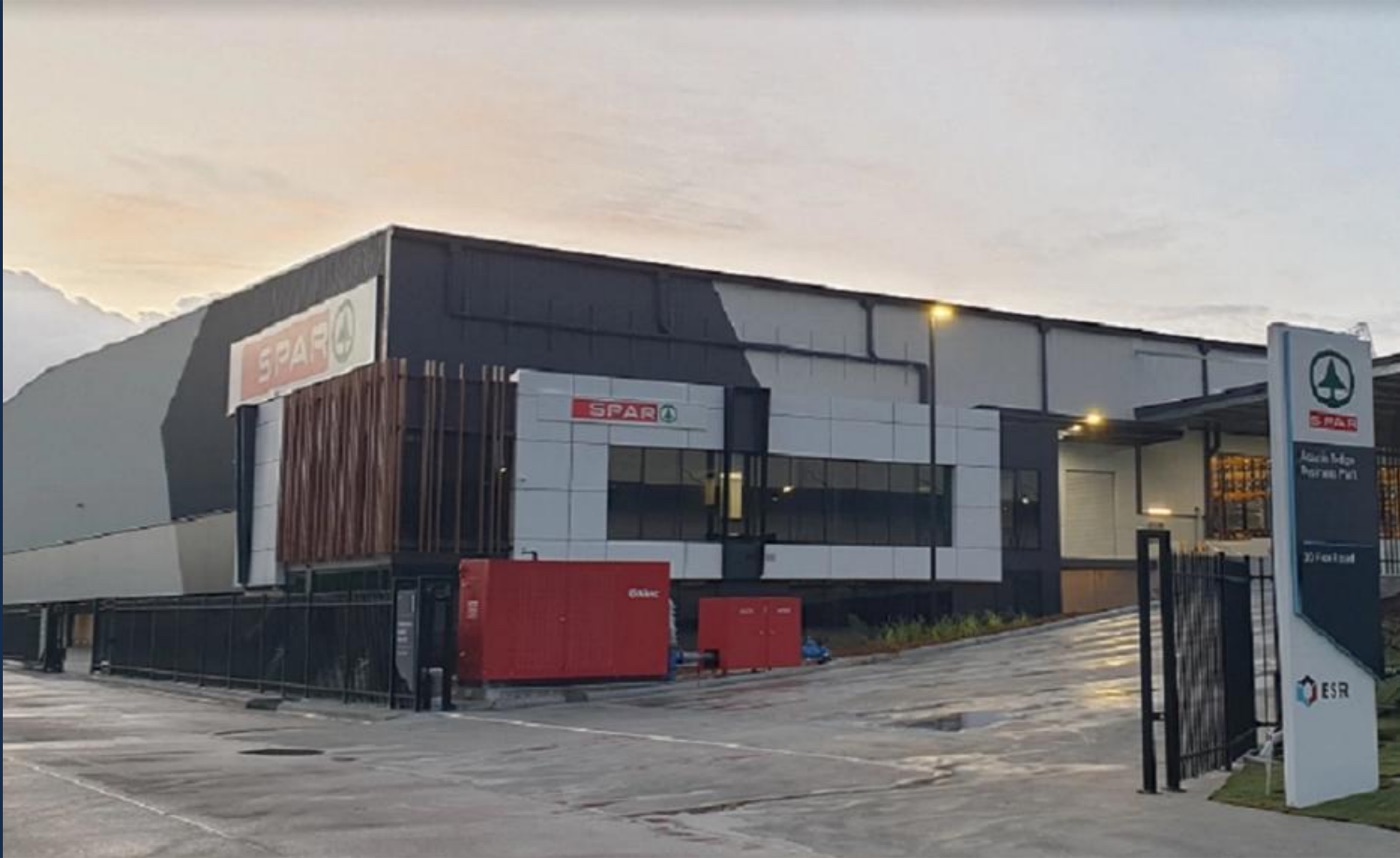ESR SPAR refrigerated distribution facility exterior